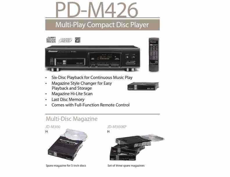 Pioneer CD Player JD-M300KP-page_pdf